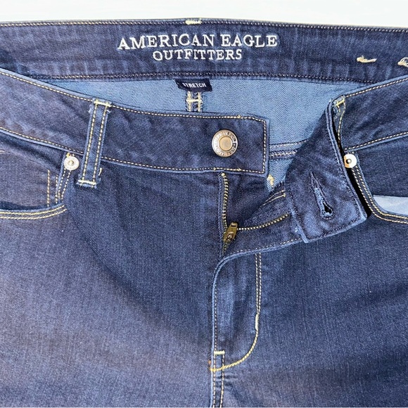 American Eagle Outfitters Women's Stretch Skinny Jeans Size 14 Short - Picture 2 of 11